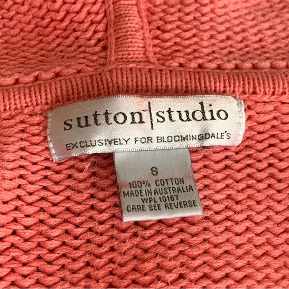 Sutton Studio Pink Hooded Sweater - Picture 7 of 9